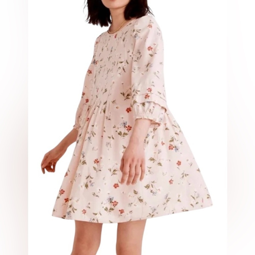 Madewell Floral Blush Mini Dress 👗